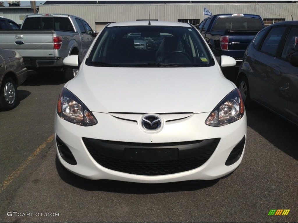 2011 MAZDA2 Sport - Crystal White Pearl / Black photo #2