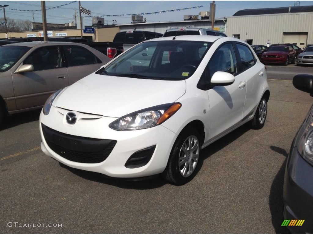 2011 MAZDA2 Sport - Crystal White Pearl / Black photo #3