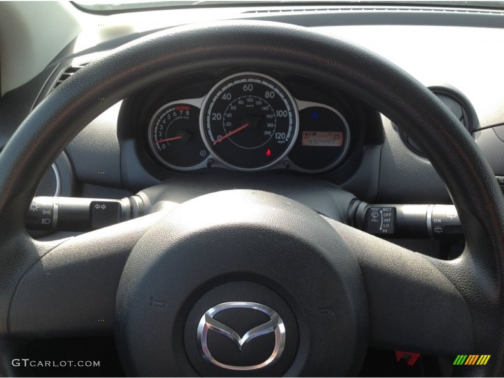 2011 MAZDA2 Sport - Crystal White Pearl / Black photo #7