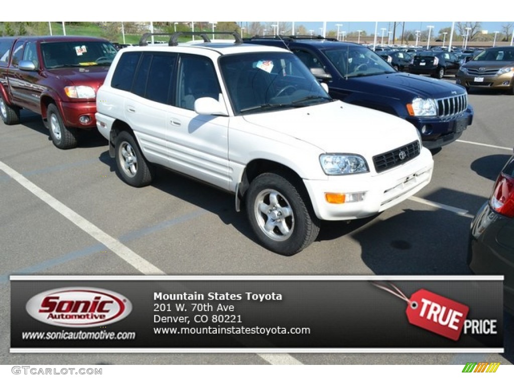 1999 RAV4 4WD - Natural White / Gray photo #1