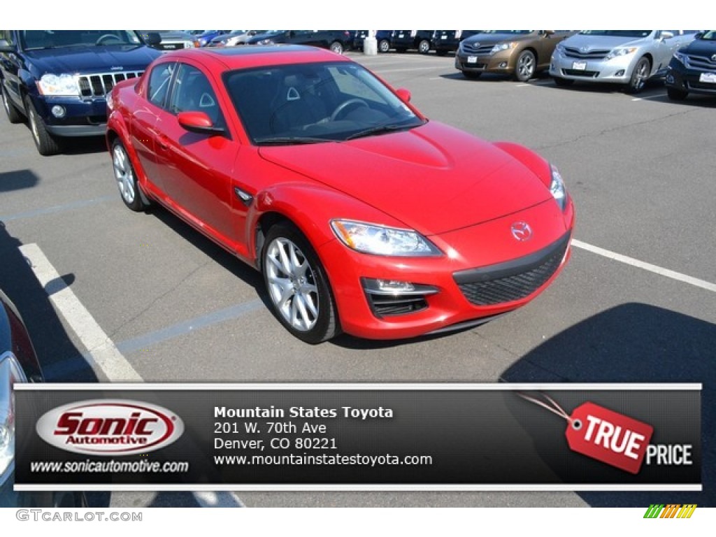 2009 RX-8 Grand Touring - Velocity Red Mica / Black photo #1