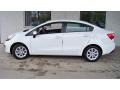 2013 Clear White Kia Rio LX Sedan  photo #8