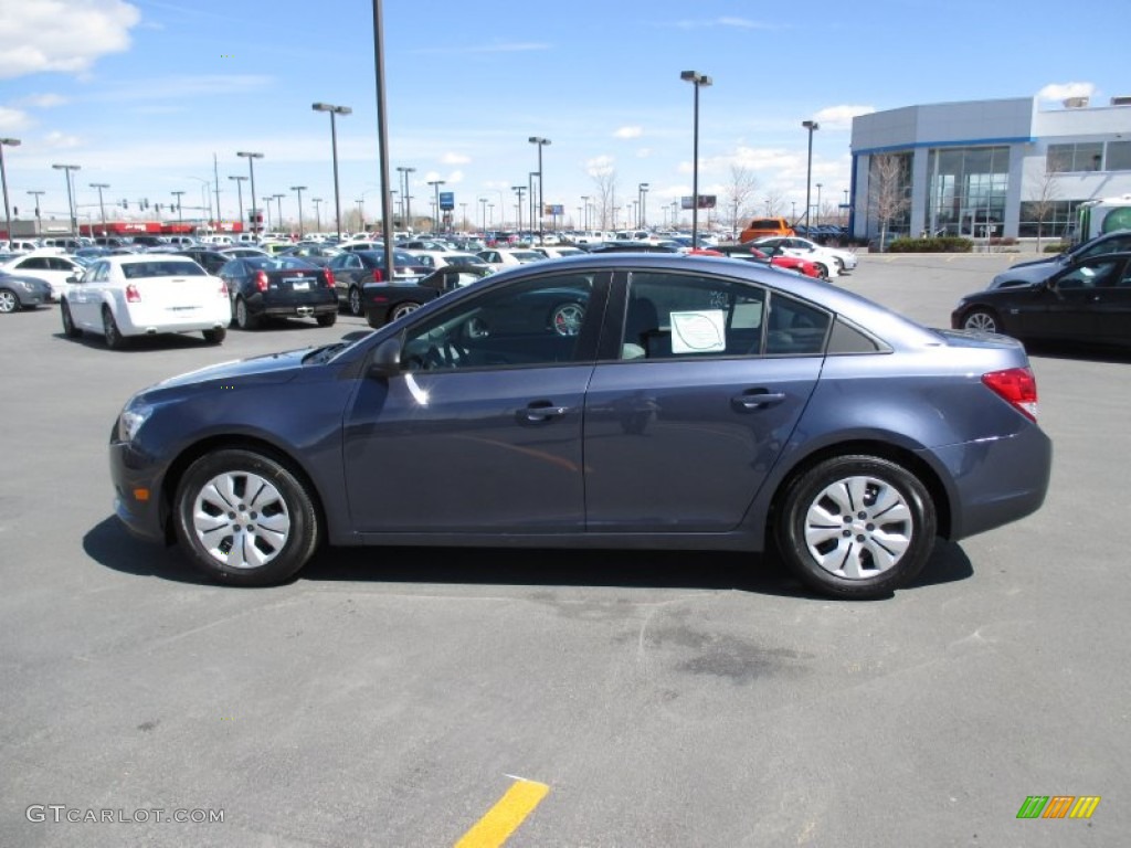 Atlantis Blue Metallic 2014 Chevrolet Cruze LS Exterior Photo #92766868
