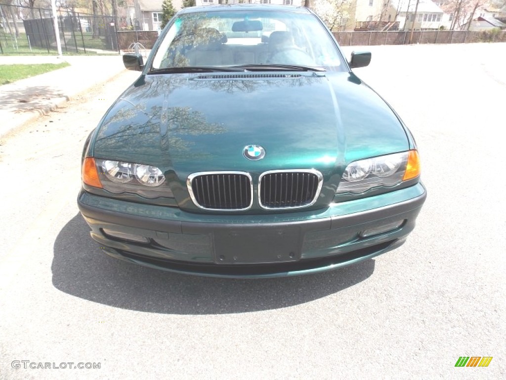 1999 3 Series 323i Sedan - Fern Green Metallic / Sand photo #7
