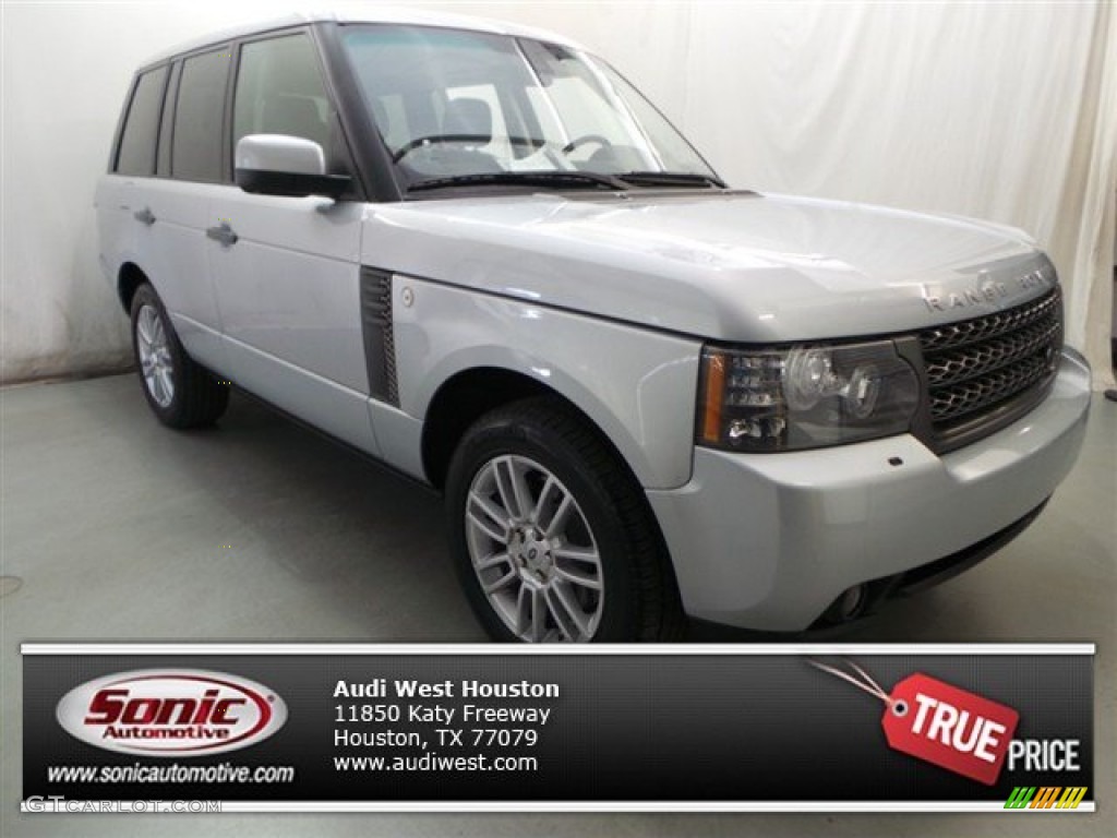 2011 Range Rover HSE - Zermatt Silver Metallic / Jet Black/Jet Black photo #1