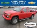 Inferno Orange Metallic 2012 Chevrolet Colorado LT Extended Cab 4x4
