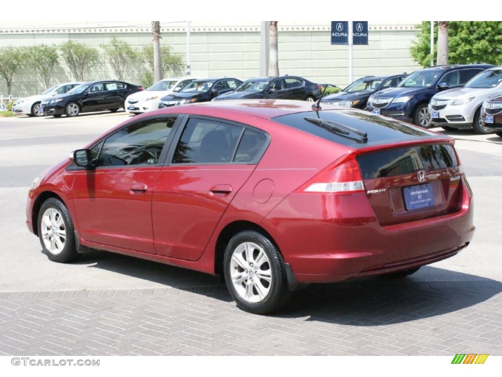 2010 Insight Hybrid EX - Tango Red Pearl / Gray photo #7