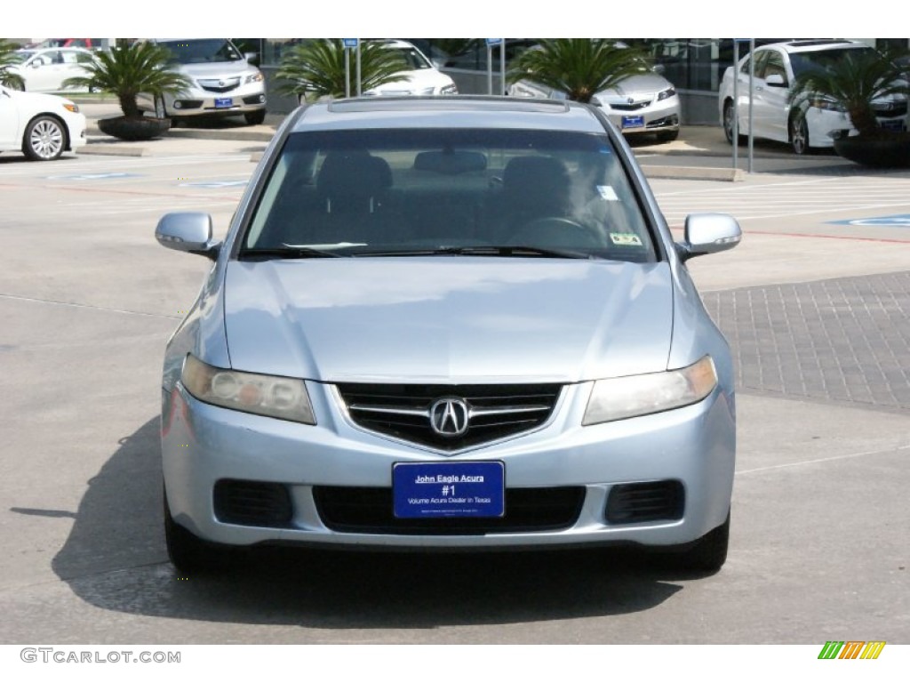 2004 TSX Sedan - Meteor Silver Metallic / Quartz photo #3