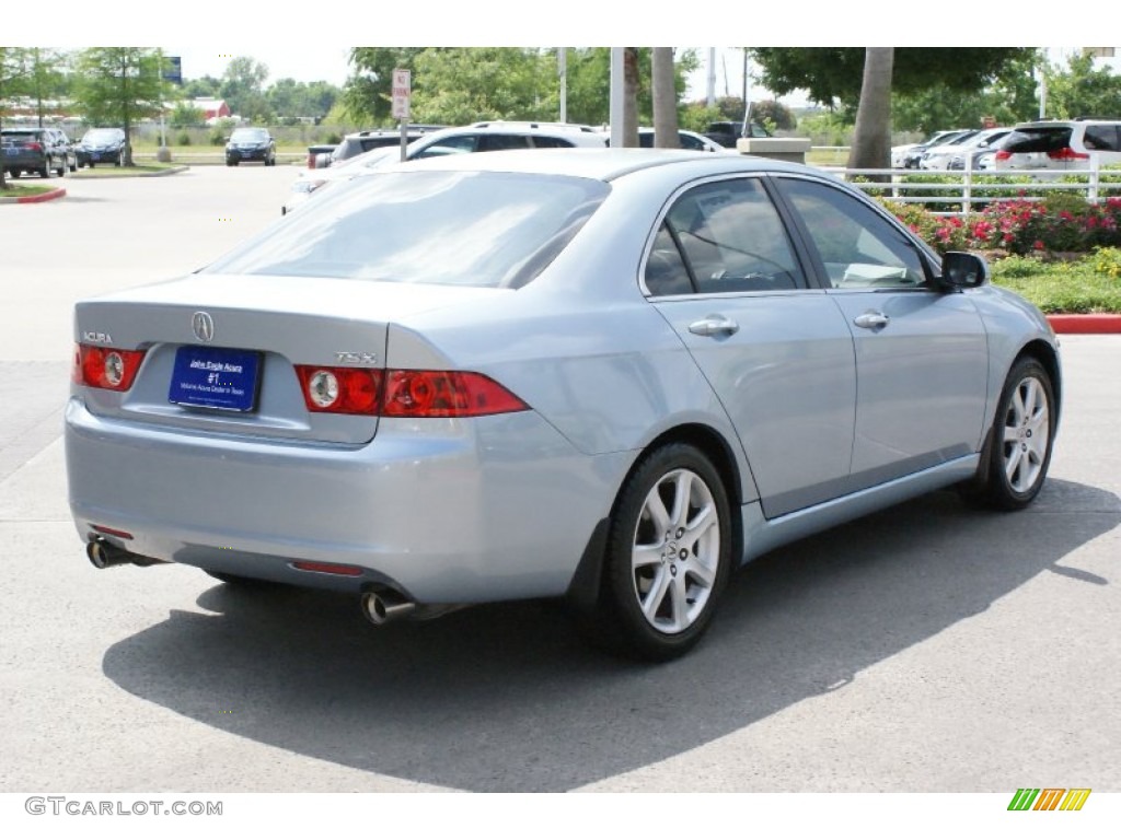 2004 TSX Sedan - Meteor Silver Metallic / Quartz photo #8