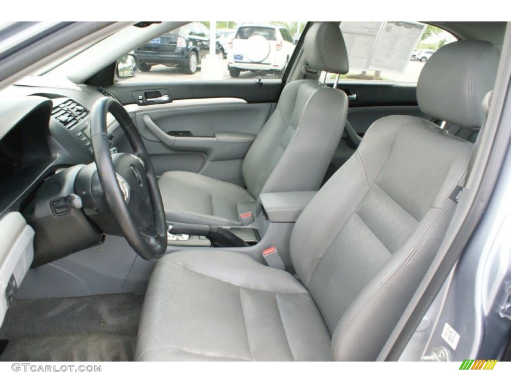 2004 TSX Sedan - Meteor Silver Metallic / Quartz photo #10