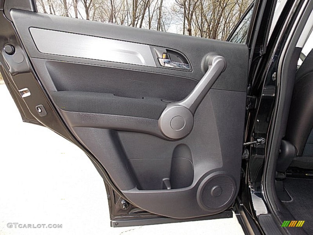 2008 Honda CR-V EX 4WD Black Door Panel Photo #92769964