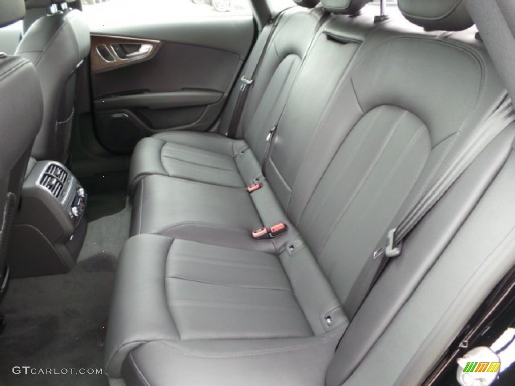 2014 Audi A7 3.0T quattro Prestige Rear Seat Photo #92771476