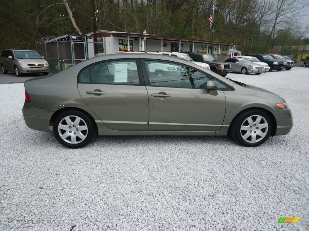Borrego Beige Metallic 2007 Honda Civic LX Sedan Exterior Photo #92771614