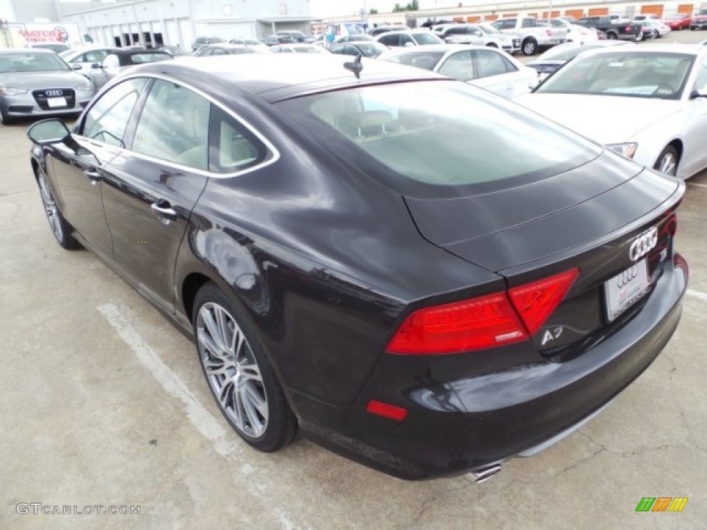 2014 A7 3.0 TDI quattro Prestige - Oolong Gray Metallic / Velvet Beige photo #5