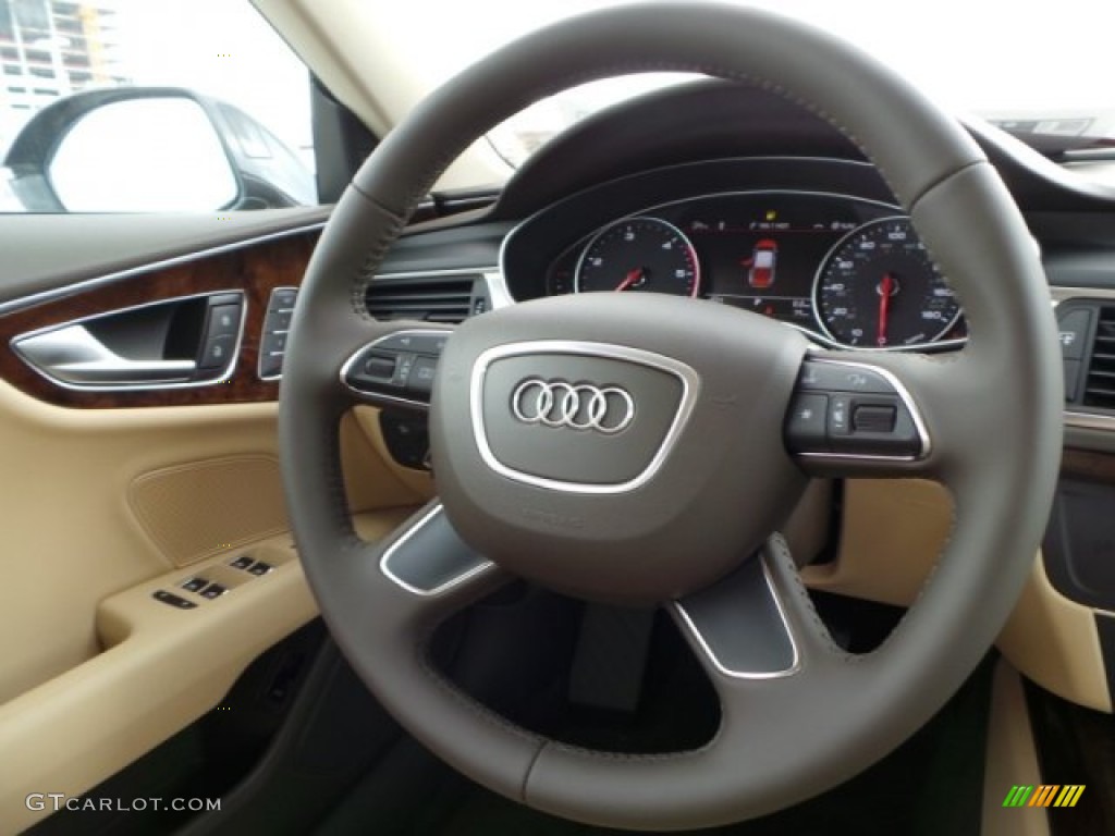 2014 A7 3.0 TDI quattro Prestige - Oolong Gray Metallic / Velvet Beige photo #26