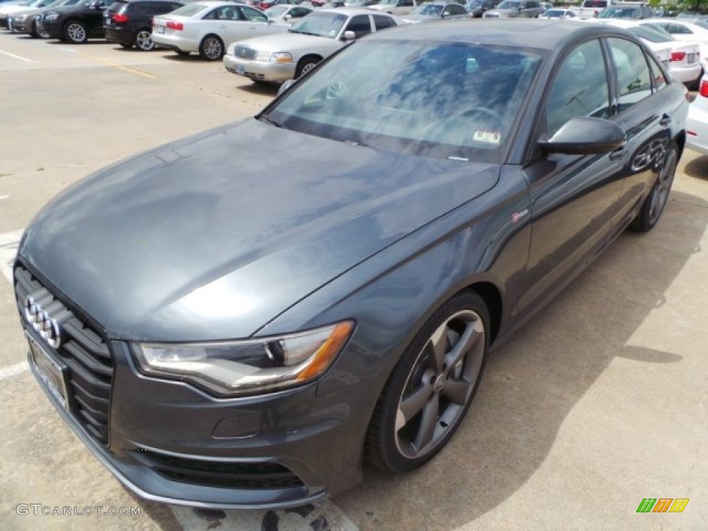 2014 A6 3.0T quattro Sedan - Daytona Grey Pearl Effect / Black photo #3
