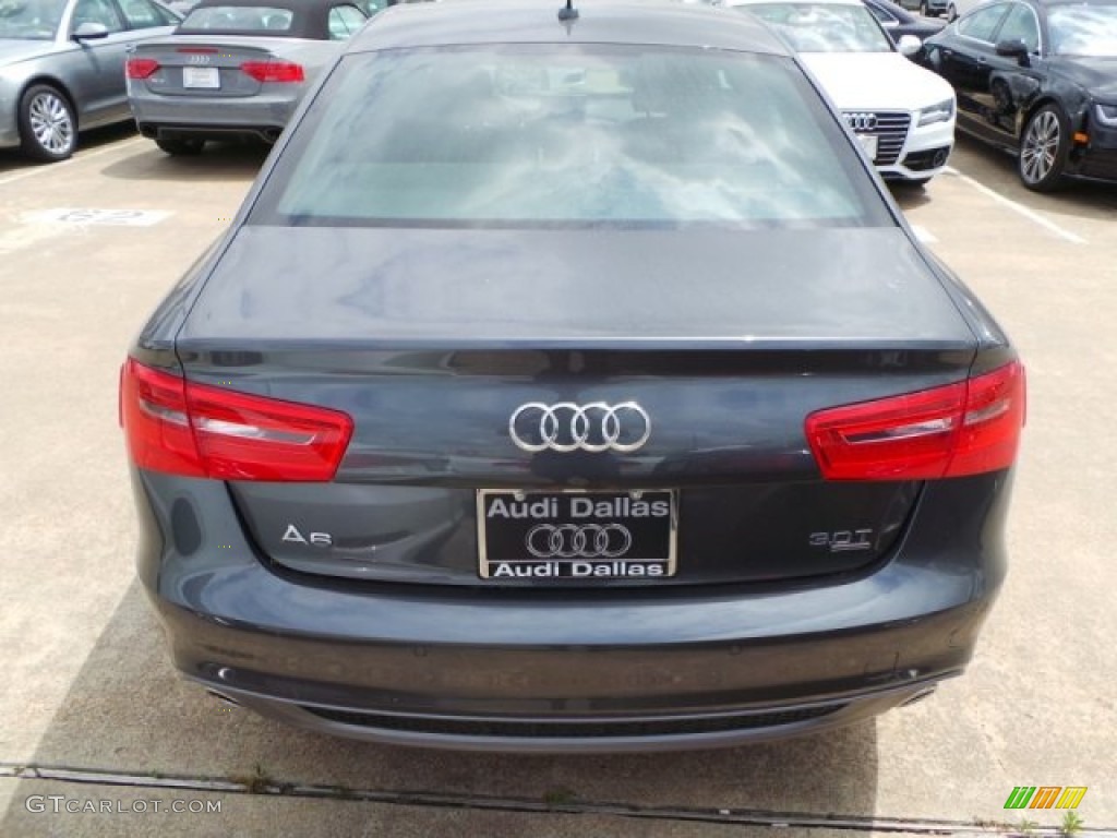 2014 A6 3.0T quattro Sedan - Daytona Grey Pearl Effect / Black photo #6