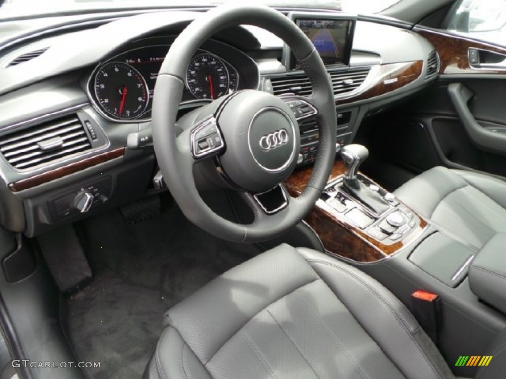 2014 A6 3.0T quattro Sedan - Daytona Grey Pearl Effect / Black photo #13