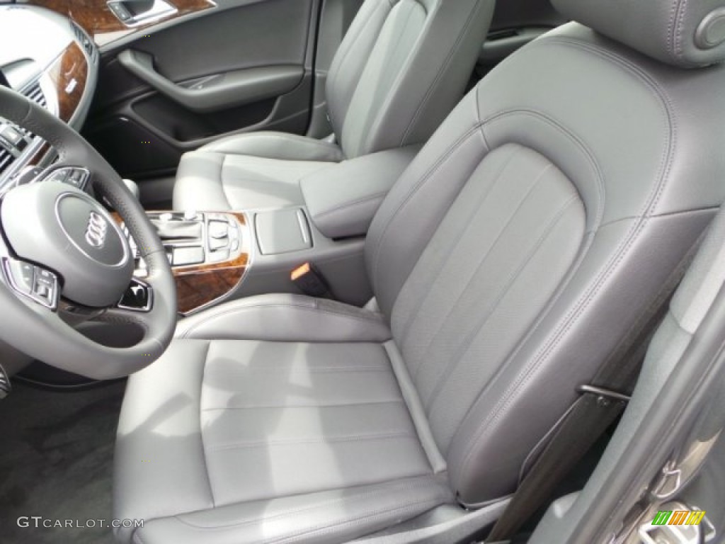 2014 A6 3.0T quattro Sedan - Daytona Grey Pearl Effect / Black photo #14