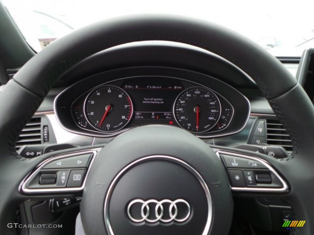 2014 A6 3.0T quattro Sedan - Daytona Grey Pearl Effect / Black photo #24
