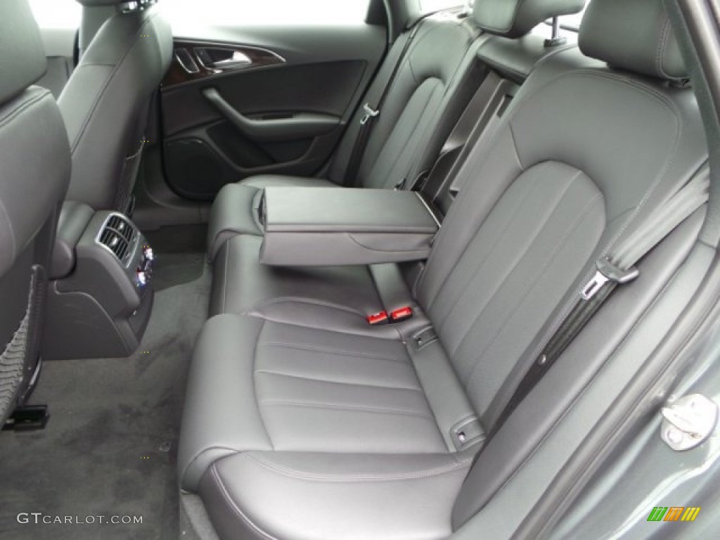2014 A6 3.0T quattro Sedan - Daytona Grey Pearl Effect / Black photo #27