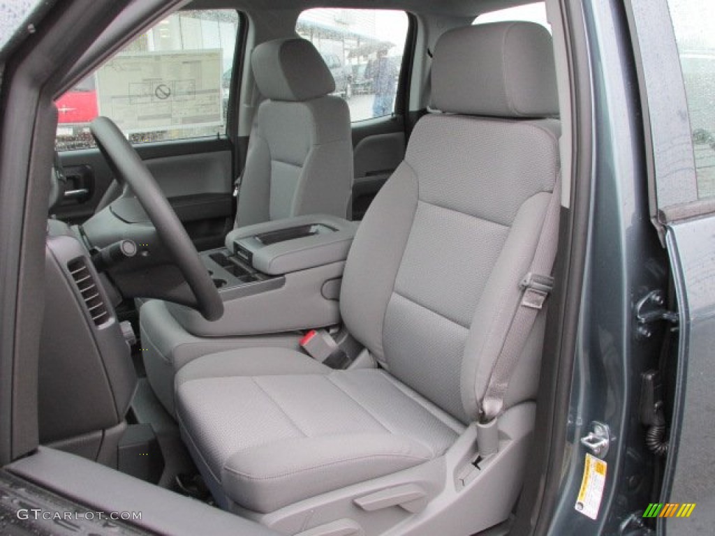 2014 Silverado 1500 WT Double Cab 4x4 - Blue Granite Metallic / Jet Black/Dark Ash photo #12