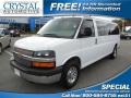 Summit White - Express LT 3500 Passenger Van Photo No. 1