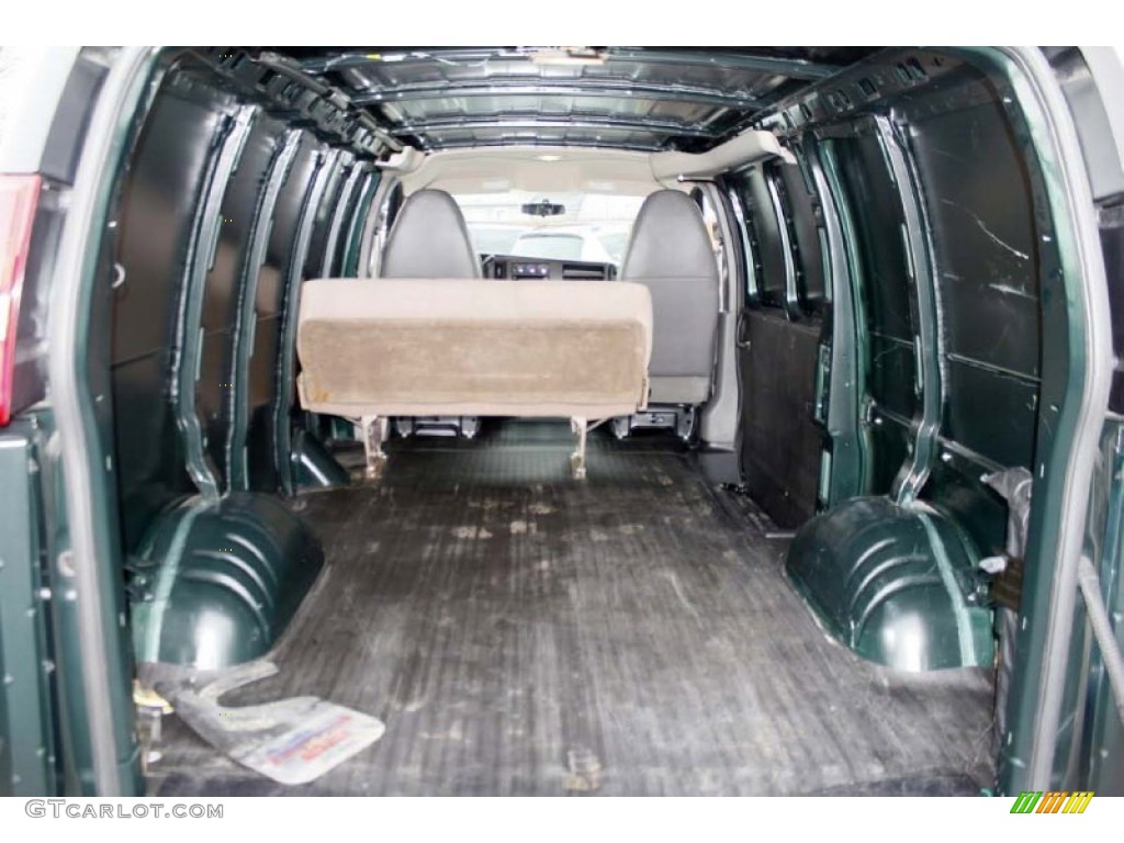 2013 Express 1500 Cargo Van - Dark Green Metallic / Medium Pewter photo #9