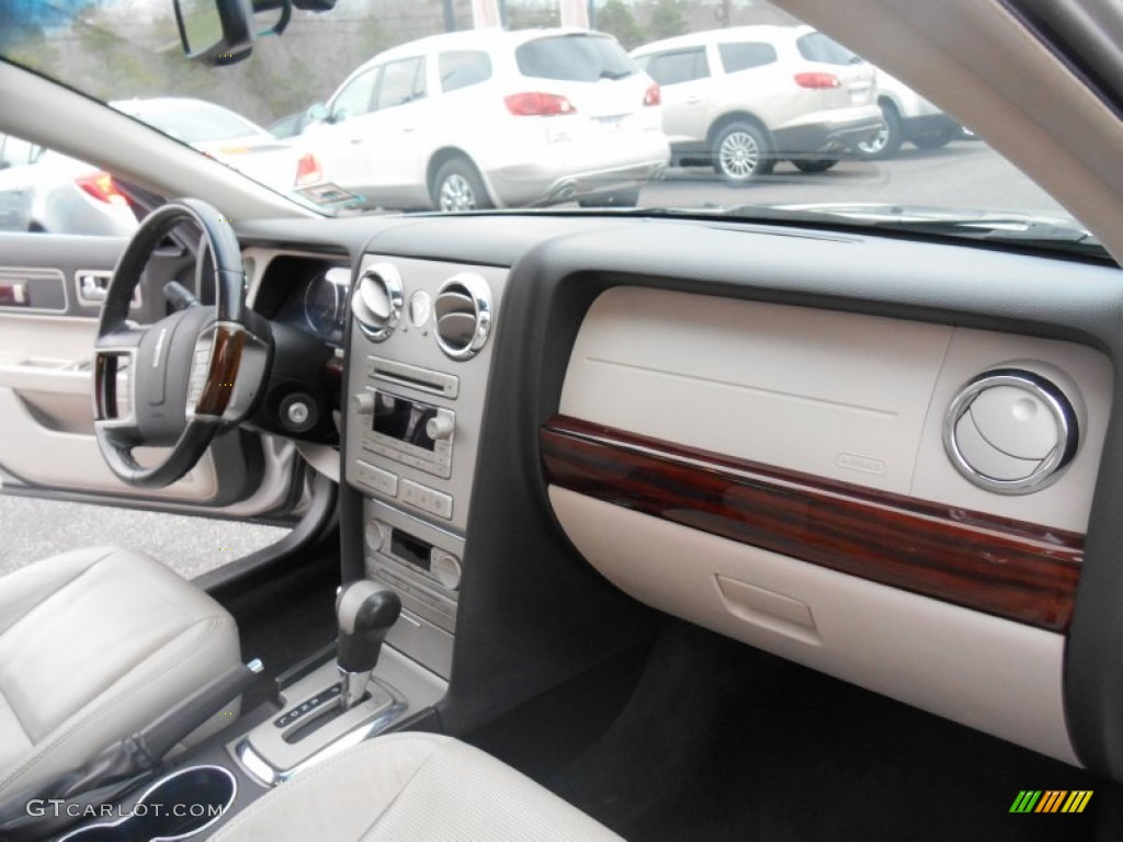 2008 MKZ Sedan - Vapor Silver Metallic / Light Stone photo #21