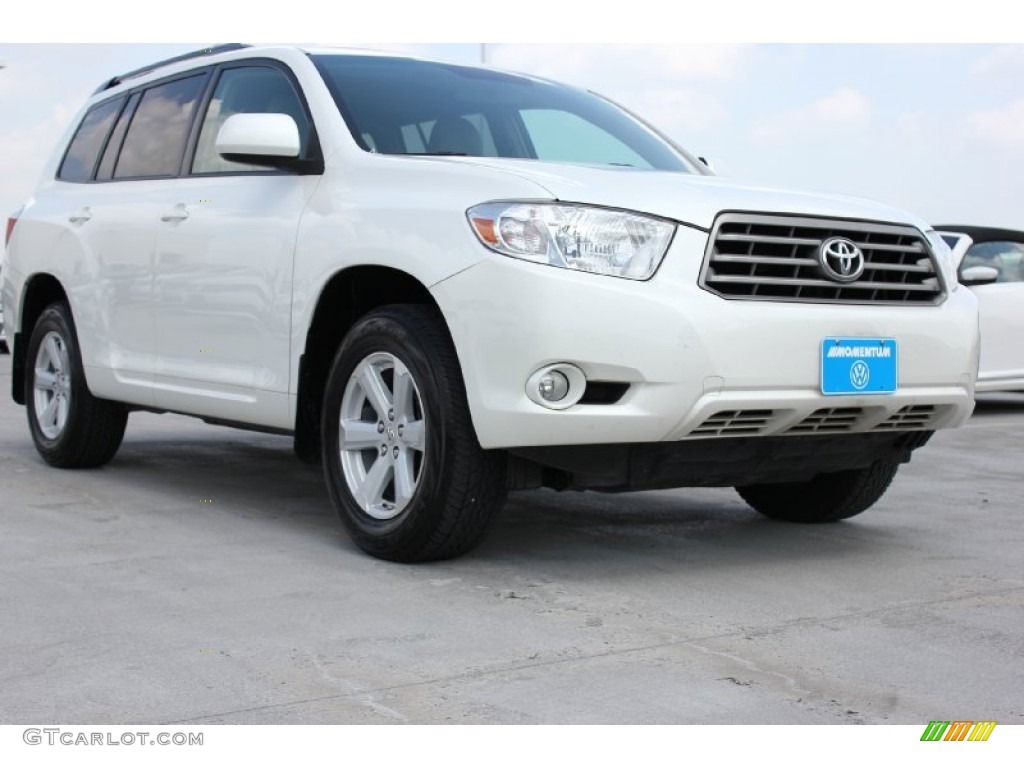 2010 Highlander SE - Blizzard White Pearl / Sand Beige photo #1