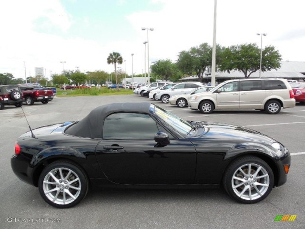 Brilliant Black 2011 Mazda MX-5 Miata Touring Roadster Exterior Photo #92778490