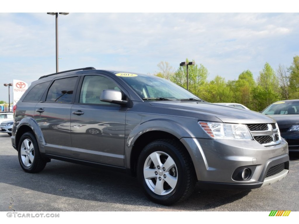 2012 Journey SXT - Storm Grey Pearl / Black/Light Frost Beige photo #1