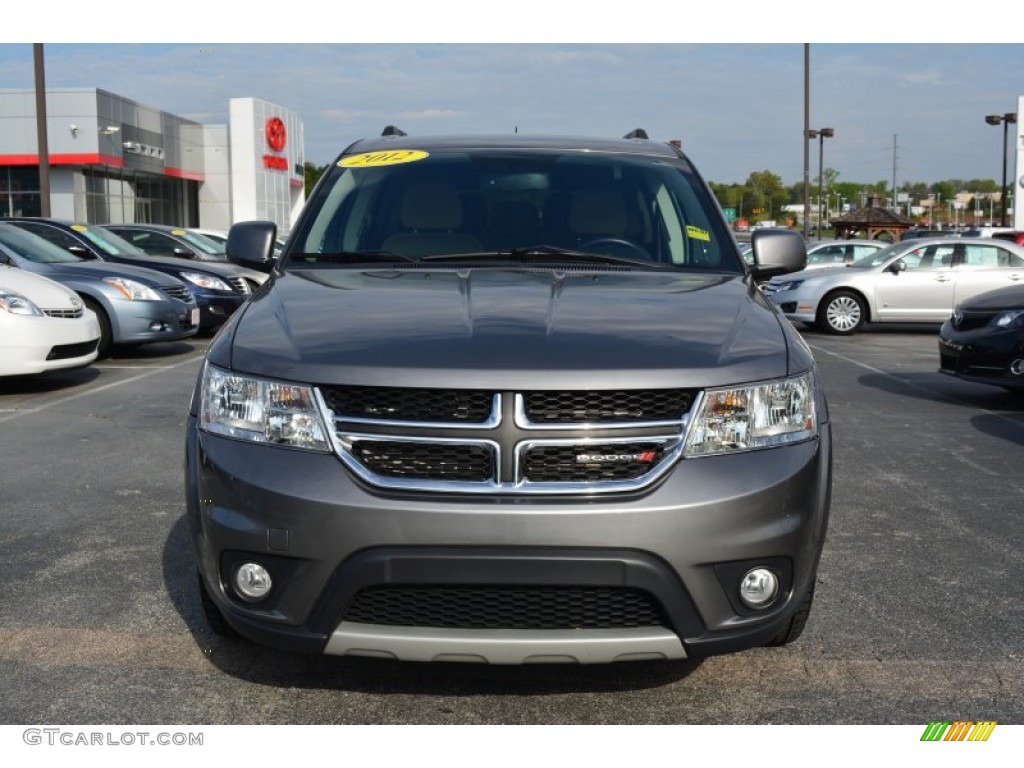 2012 Journey SXT - Storm Grey Pearl / Black/Light Frost Beige photo #7