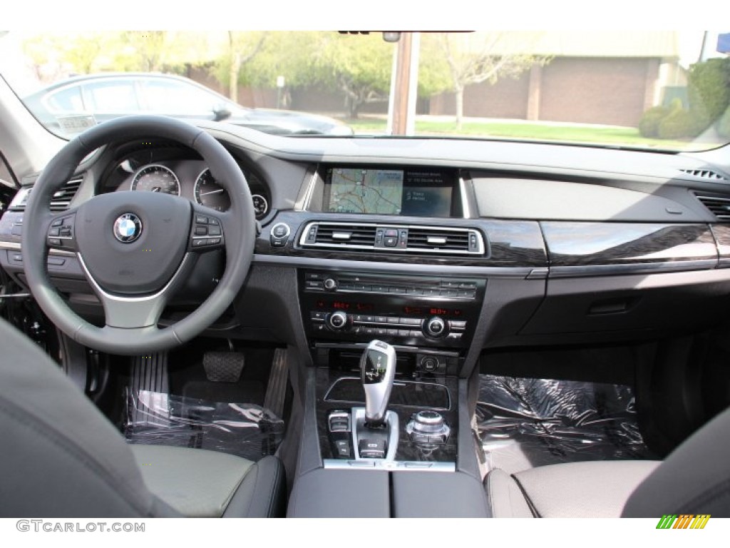 2013 BMW 7 Series 740Li xDrive Sedan Black Dashboard Photo #92780206