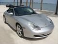 Arctic Silver Metallic 2001 Porsche 911 Carrera 4 Cabriolet Exterior