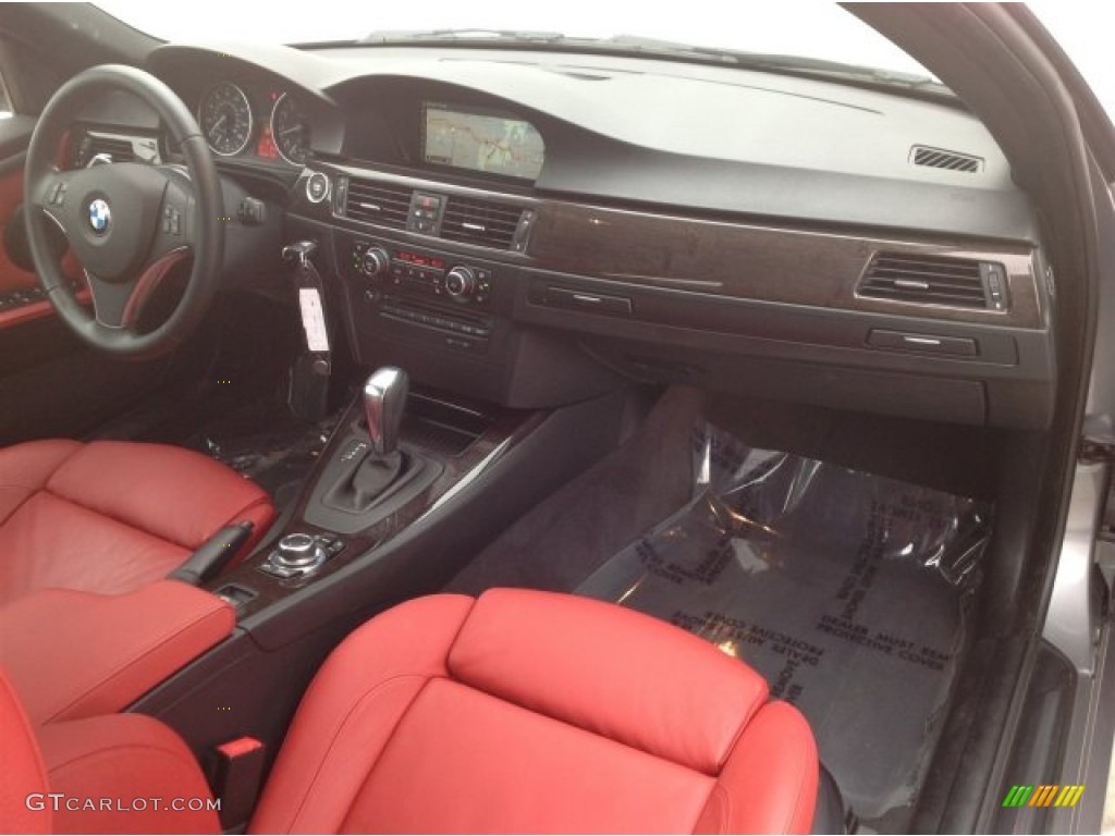 2011 3 Series 328i Convertible - Space Gray Metallic / Coral Red/Black Dakota Leather photo #14