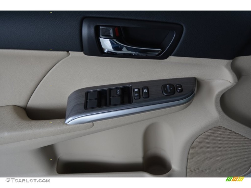 2014 Camry Hybrid XLE - Cypress Pearl / Ivory photo #5