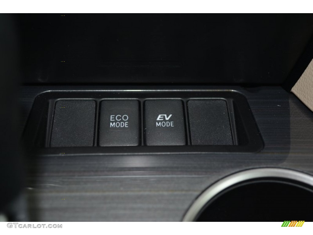 2014 Camry Hybrid XLE - Cypress Pearl / Ivory photo #16