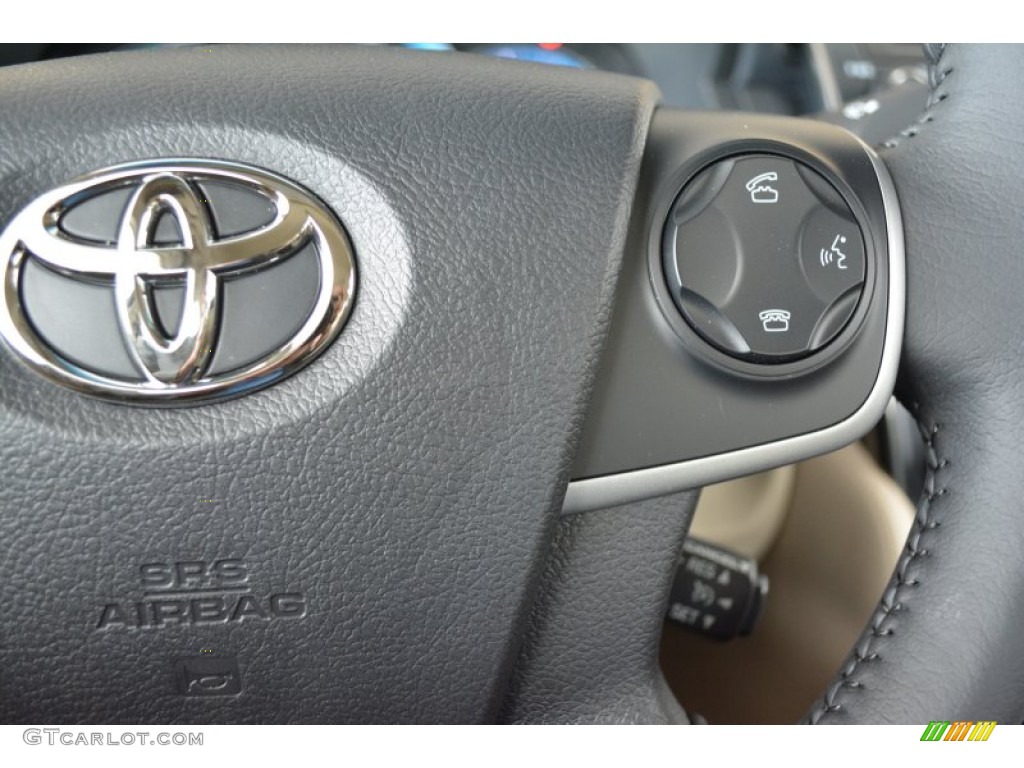 2014 Camry Hybrid XLE - Cypress Pearl / Ivory photo #23