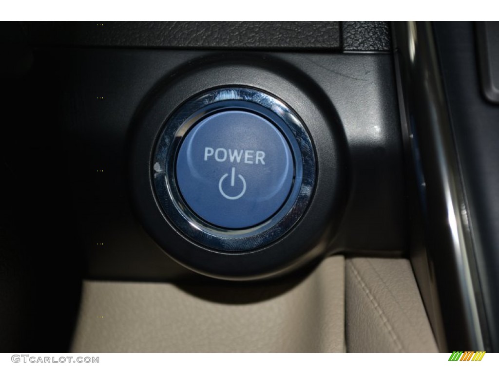 2014 Camry Hybrid XLE - Cypress Pearl / Ivory photo #26
