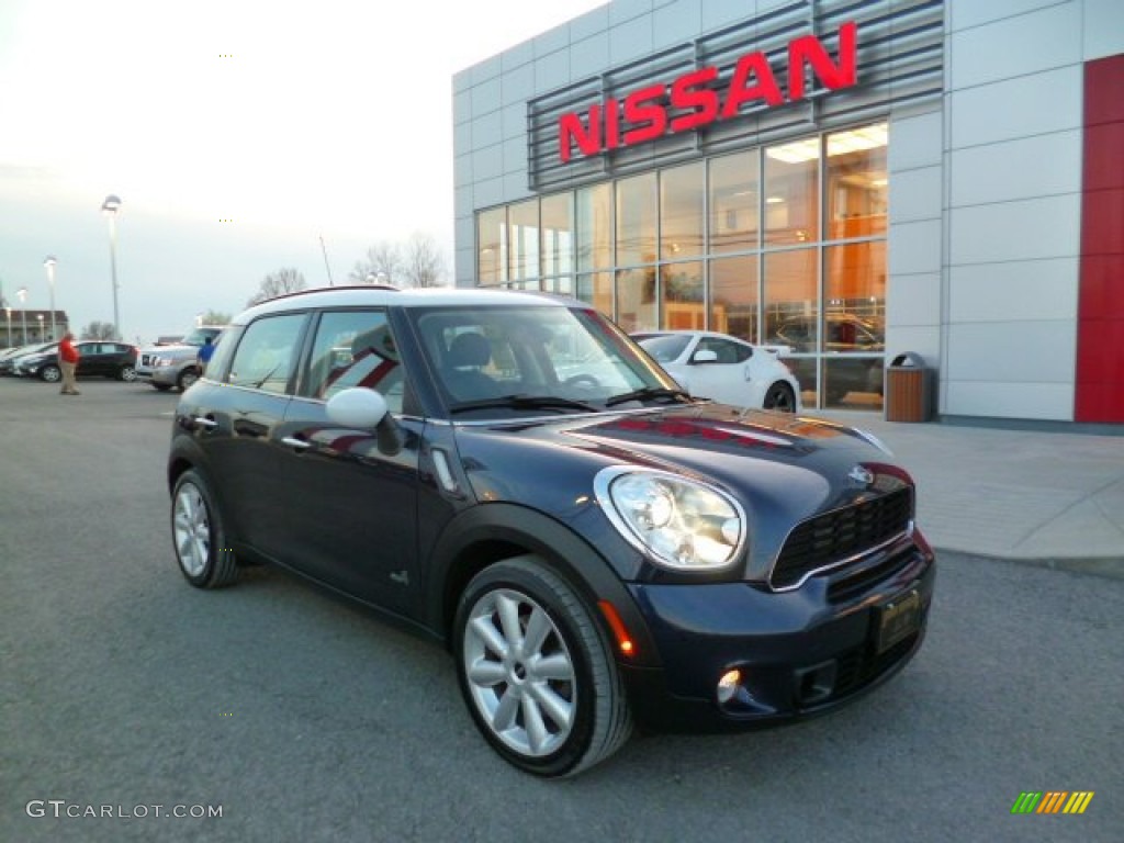 2011 Cooper S Countryman All4 AWD - Cosmic Blue / Carbon Black photo #1