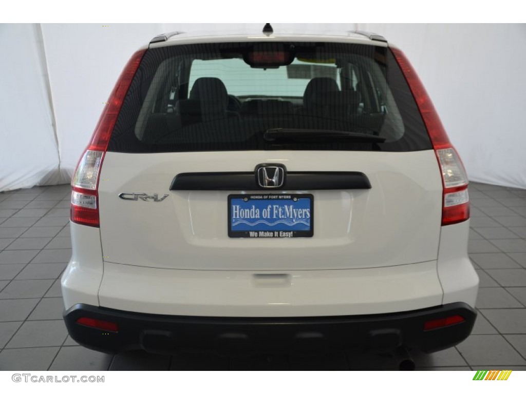 2009 CR-V LX - Taffeta White / Gray photo #7