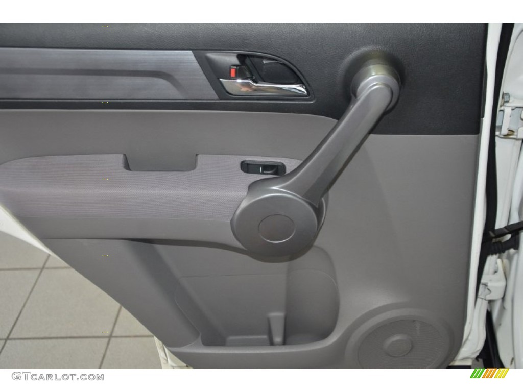 2009 CR-V LX - Taffeta White / Gray photo #18