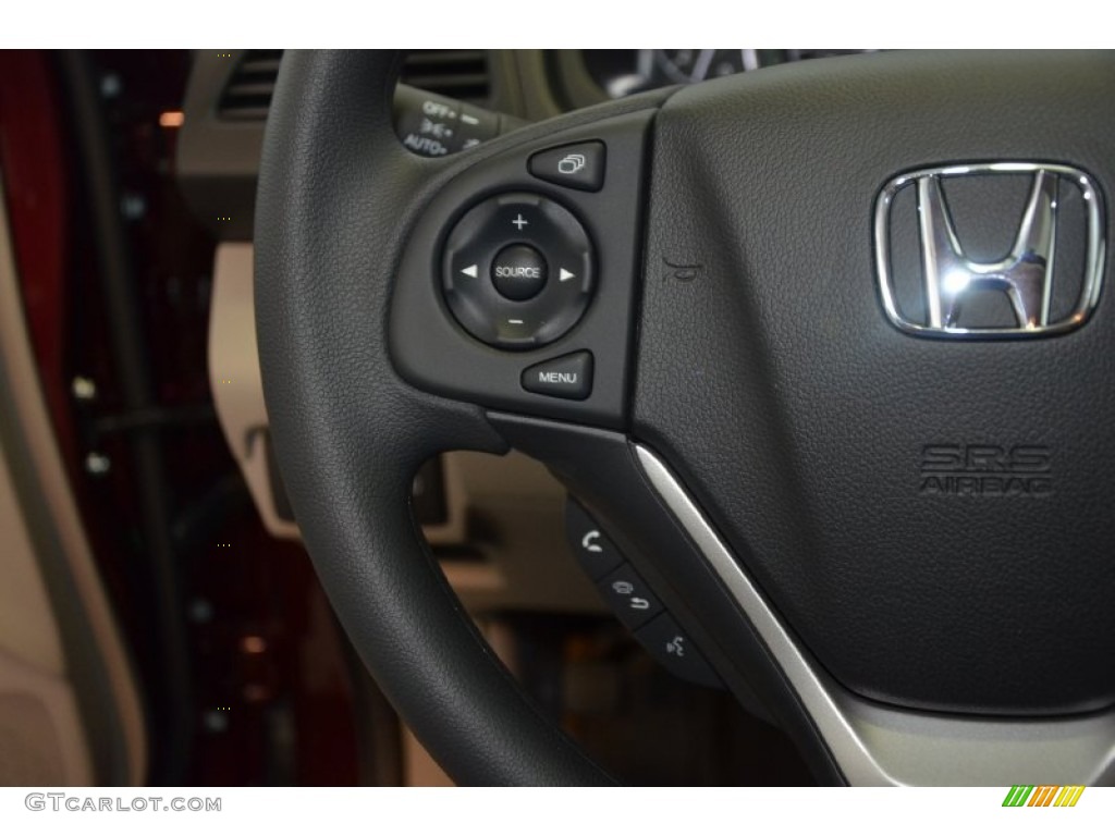 2014 CR-V EX AWD - Basque Red Pearl II / Gray photo #21