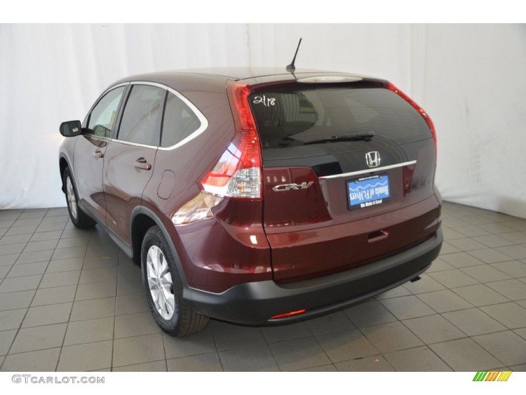 2014 CR-V EX - Basque Red Pearl II / Gray photo #6