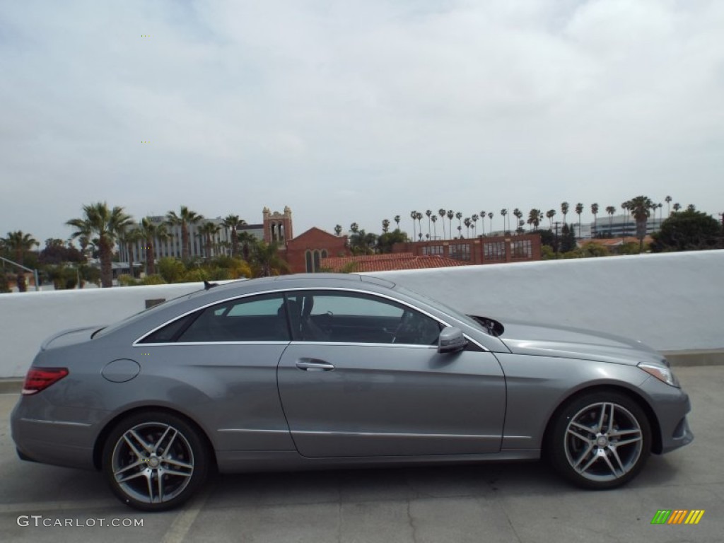 2014 E 350 Coupe - Paladium Silver Metallic / Black photo #3