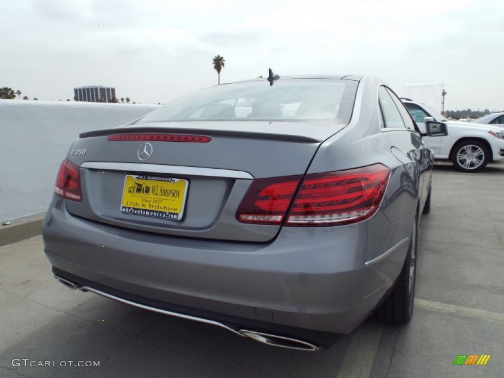 2014 E 350 Coupe - Paladium Silver Metallic / Black photo #4