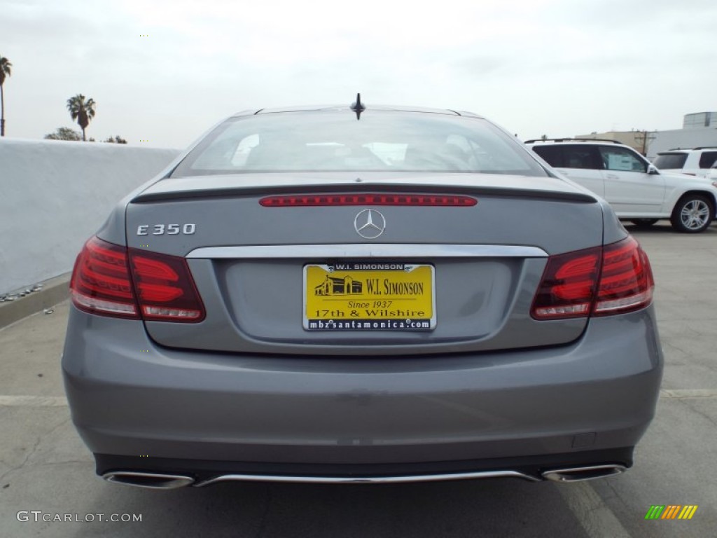 2014 E 350 Coupe - Paladium Silver Metallic / Black photo #5