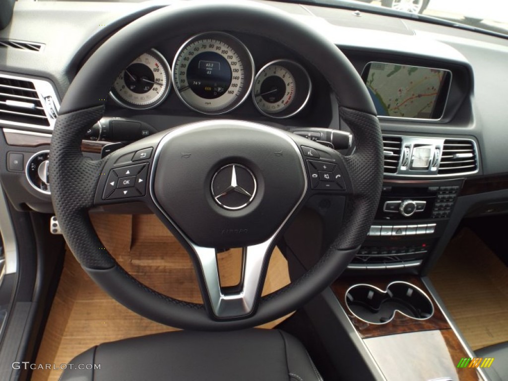 2014 E 350 Coupe - Paladium Silver Metallic / Black photo #9