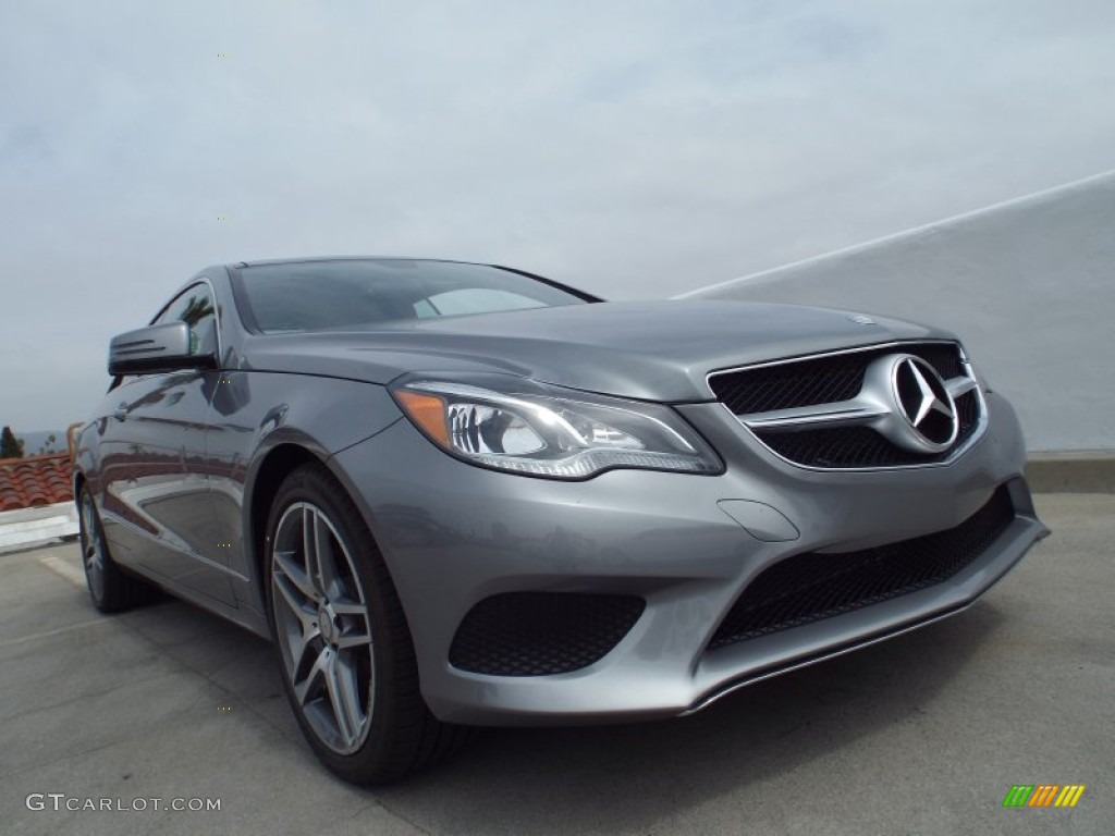 2014 E 350 Coupe - Paladium Silver Metallic / Black photo #11